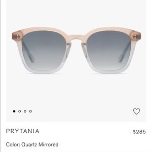 KREWE Prytania Quartz mirrored sunglasses.